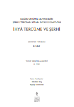 İhyâ Tercüme ve Şerhi: cilt 8 (11 Cilt)